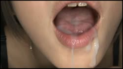 Asian girl swallows huge load 3! by triplextroll